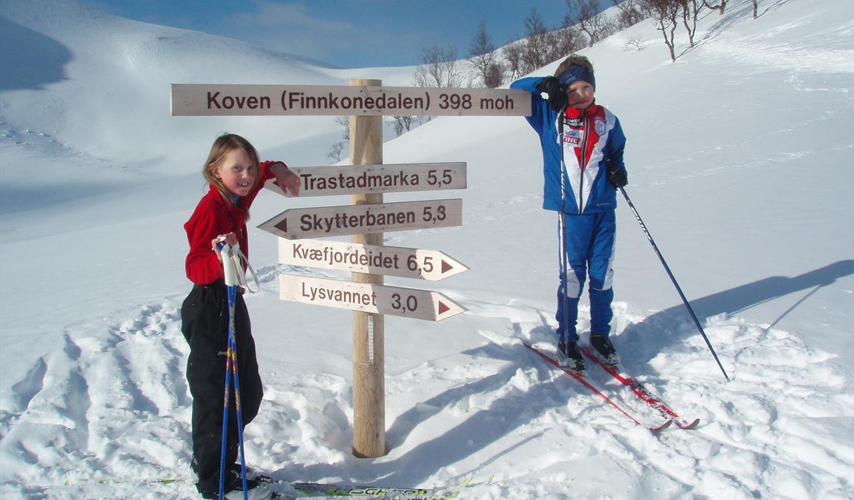 Kvæfjordløyper - cross country skiing
