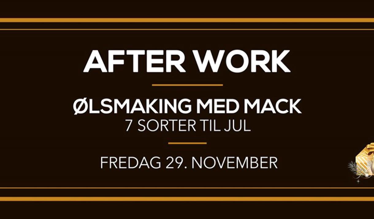 Afterwork og ølsmaking på Verftet