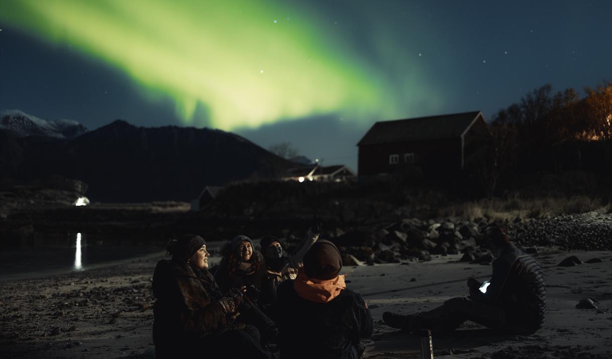 Aurora Beach Camp on Elgsnes