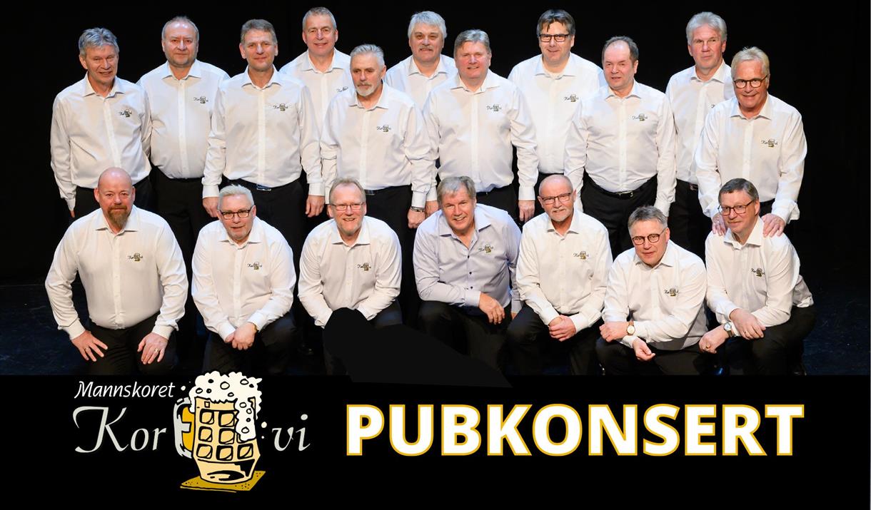Pubkonsert med  Mannskoret Kor e vi
