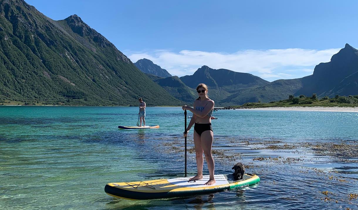 SUP boarding rental with Risholmbukt