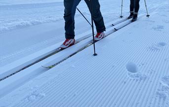 Cross-country skiing in Kvæfjordeidet