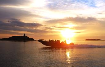Midnight Sun tour by RIB