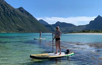 SUP boarding rental with Risholmbukt