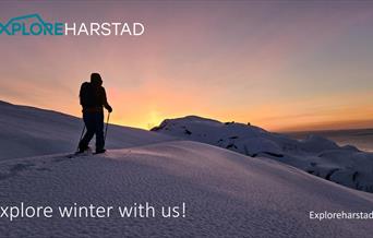 Snowshoeing with Explore Harstad